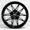 RIN 17X7.5 5-100 R1 SPORT DX249 BLACK ET35 CB73.1