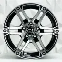 RIN 15X8 5-114.3 R1 SPORT 5975 BLACK MACHINE FACE ET0 CB84