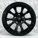 RIN 17X9 5-127 R1 SPORT 5601 MATE BLACK+RIVETS ET-10 CB71.5