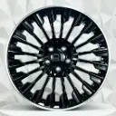 RIN 19X8 5-112 R1 SPORT H3062F BLACK MACHINE LIP ET36 CB66.5
