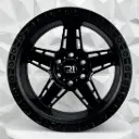 RIN 20X12 6-139.7 R1 SPORT 1074 SATIN BLACK ET-44 CB108