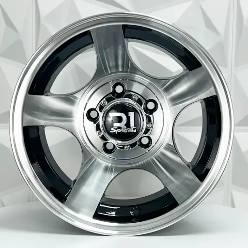 [151514] RIN 15X10 5-127 R1 SPORT 693 BLACK MACHINE FACE ET-45 CB83.1